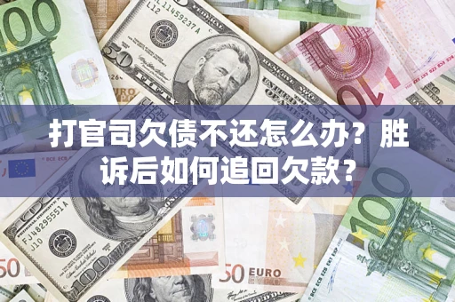 北京打官司欠债不还怎么办？胜诉后如何追回欠款？