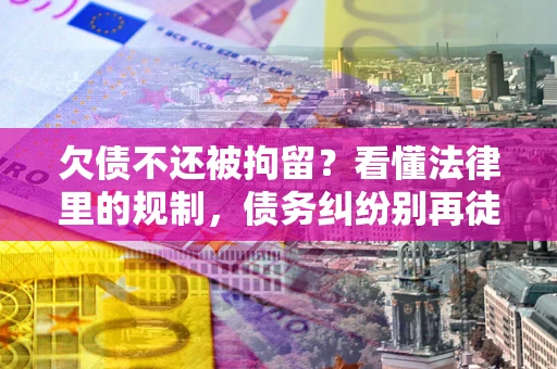 北京欠债不还被拘留？看懂法律里的规制，债务纠纷别再徒劳奔波