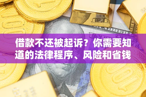 北京借款不还被起诉？你需要知道的法律程序、风险和省钱技巧