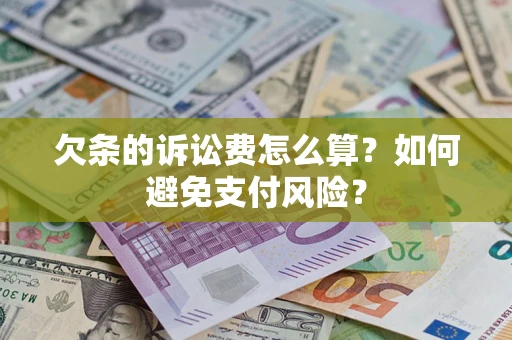 北京欠条的诉讼费怎么算？如何避免支付风险？