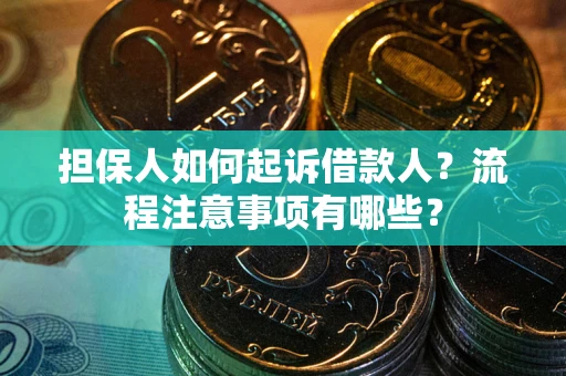 北京担保人如何起诉借款人？流程注意事项有哪些？